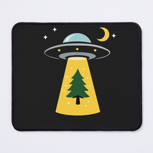 Item preview, The Holidays Are Out Of This World Alien UFO Christmas Tree designed and sold by Owcomm.