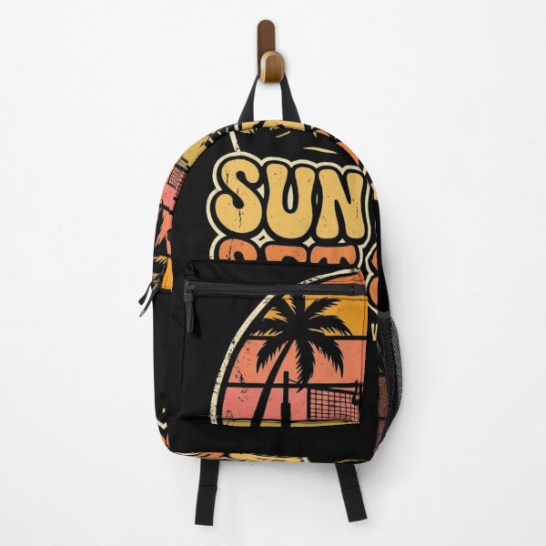 Item preview, SUN SAND SET SPIKE Beach Volleyball Retro designed and sold by snowry.