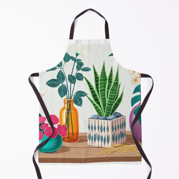 Item preview, Colorful Houseplants Shelf Modern Botanical Art designed and sold by PixorStudio.