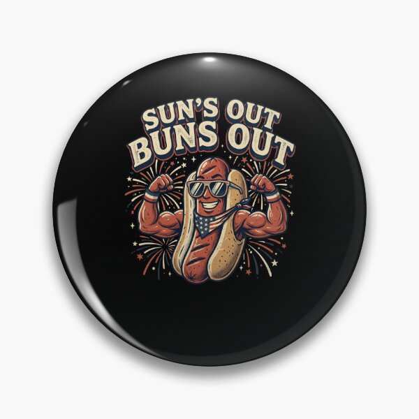 Item preview, Patriotic Hot Dog Flexing Summer BBQ Humor designed and sold by snowry.