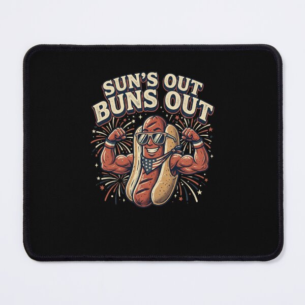 Item preview, Patriotic Hot Dog Flexing Summer BBQ Humor designed and sold by snowry.