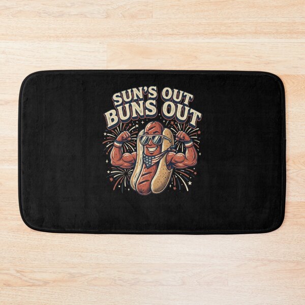 Item preview, Patriotic Hot Dog Flexing Summer BBQ Humor designed and sold by snowry.