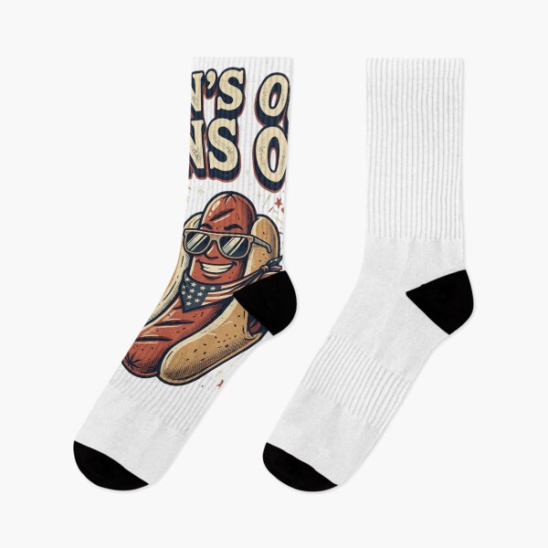 Item preview, Patriotic Hot Dog Flexing Summer BBQ Humor designed and sold by snowry.