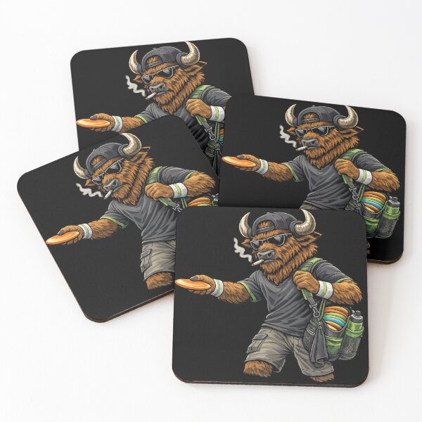 Item preview, Buffalo Disc Golfer designed and sold by buffalowes.
