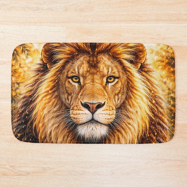 Item preview, Majestic Golden Lion Portrait designed and sold by Pixel Junkies Studio.