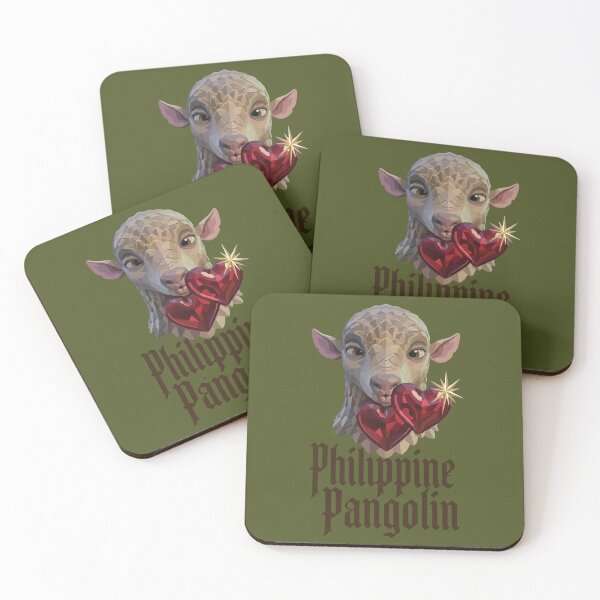 Item preview, Philippine Pangolin - Flying Kiss designed and sold by Tee-se Me More.