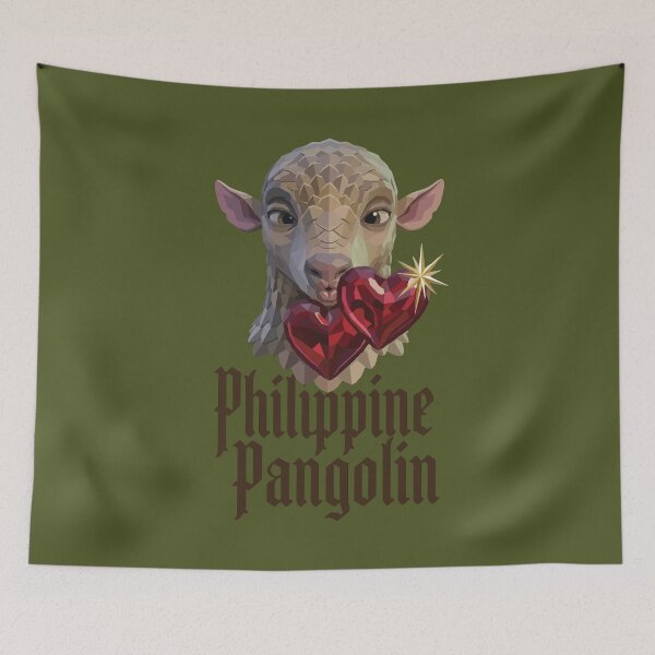 Item preview, Philippine Pangolin - Flying Kiss designed and sold by Tee-se Me More.