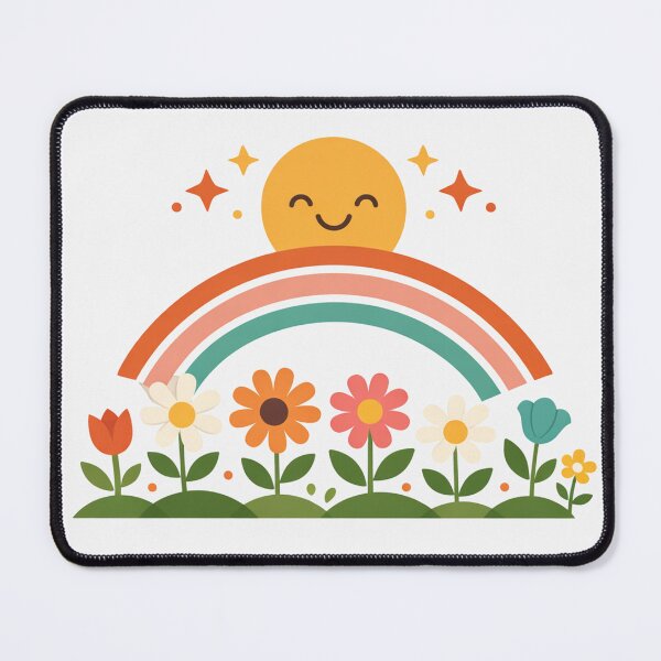 Item preview, Sunshine and Rainbows Over the Wildflower Garden designed and sold by Owcomm.