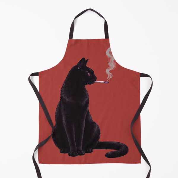 Item preview, Black Cat Smoking Vintage designed and sold by unfamouzzz.