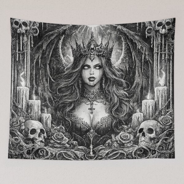 Item preview, Gothic Vampire Queen Ornate Frame designed and sold by Vhurkys.