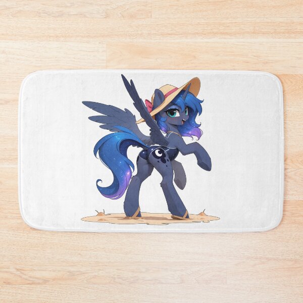 Item preview, Beach Pony Princess Luna designed and sold by CeluniaMoon's Art - Cute Furry, Anime, and More! .