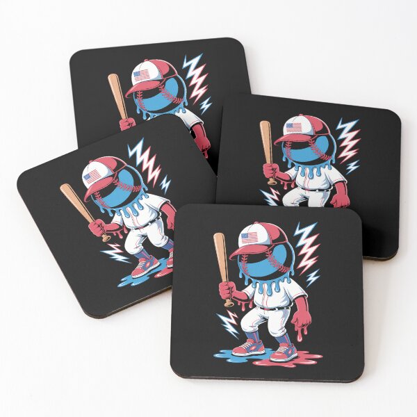 Aperçu de l'œuvre Baseball du 4 juillet Cool créée et vendue par isatnelkaitio.