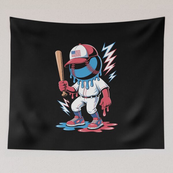 Aperçu de l'œuvre Baseball du 4 juillet Cool créée et vendue par isatnelkaitio.