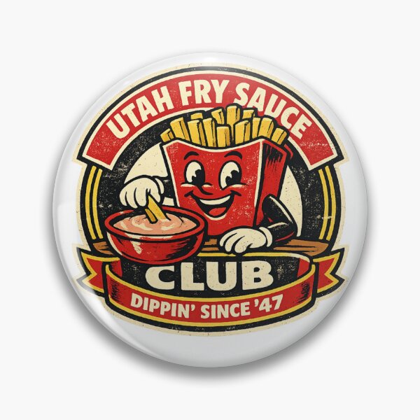 Item preview, Mascota retro del Utah Fry Sauce Club designed and sold by Dresut.