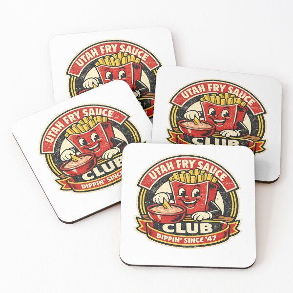 Item preview, Mascota retro del Utah Fry Sauce Club designed and sold by Dresut.