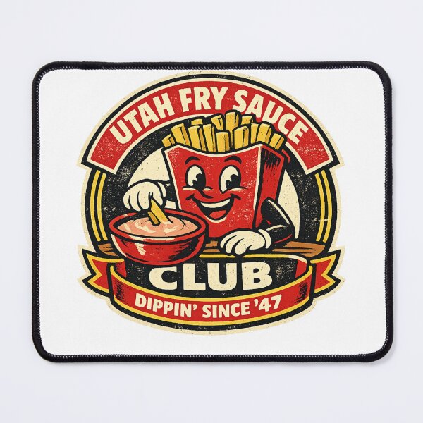 Item preview, Utah Fry Sauce Club Retro Mascot designed and sold by Dresut.