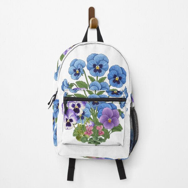 Item preview, Cottagecore Blue Purple Pansy Flower Bouquet designed and sold by WillandWent.
