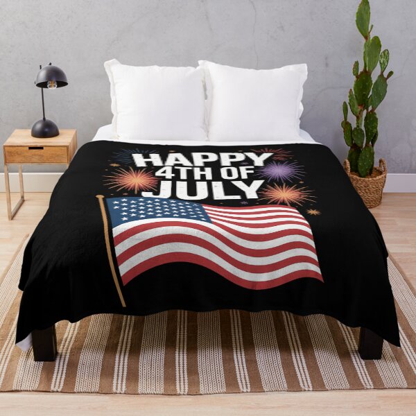 Item preview, Happy 4th of July Patriotic American US Flag designed and sold by isatnelkaitio.