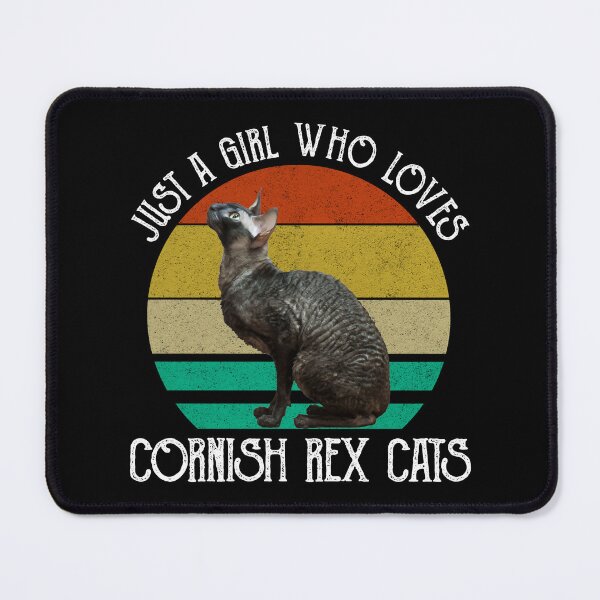Item preview, Just A Girl Who Loves Cornish Rex Cats designed and sold by Cat Lady Designs.