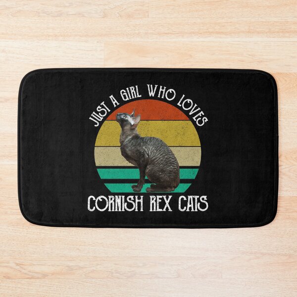 Item preview, Just A Girl Who Loves Cornish Rex Cats designed and sold by Cat Lady Designs.