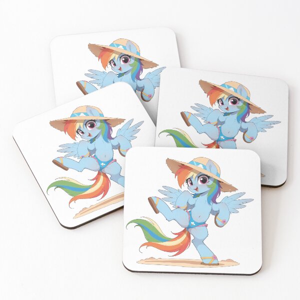 Item preview, Beach Pony Rainbow Dash designed and sold by CeluniaMoon's Art - Cute Furry, Anime, and More! .
