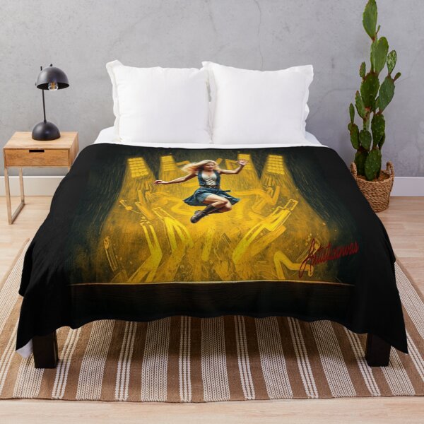 Item preview, Amy Taylor Explosive Punk Jump Golden Lights designed and sold by Artisticanvas.