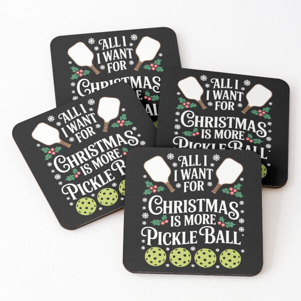Item preview, More Pickleball Christmas Pickleball Player designed and sold by PunkNation-Arts.