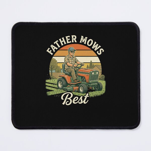 Item preview, FATHER MOWS BEST Riding Lawnmower Dad designed and sold by snowry.