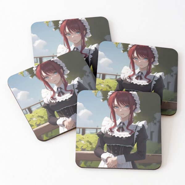 Item preview, Tilty Claret Garden View Maid Tenten Kakumei Anime Girl designed and sold by Spraykart.