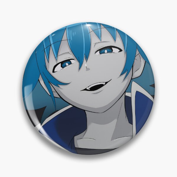 Item preview, Iruma Suzuki Iruma Kun Dark Smile Blue Shadow Portrait designed and sold by Spraykart.