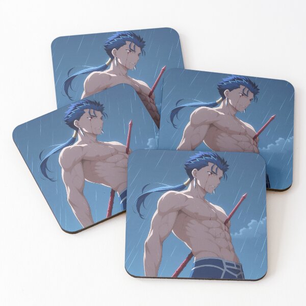 Item preview, Lancer Fate Stay Night Stoic Rain Profile Blue Sky designed and sold by Spraykart.