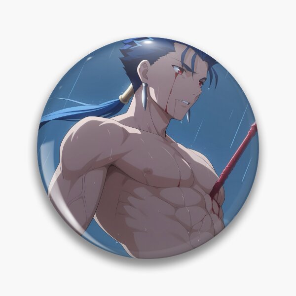 Item preview, Lancer Fate Stay Night Stoic Rain Profile Blue Sky designed and sold by Spraykart.