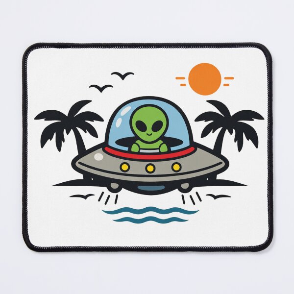 Item preview, Greetings From Earth Tropical Alien Vacation designed and sold by Owcomm.