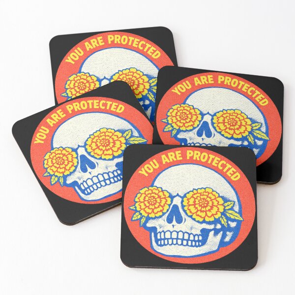 Item preview, Bloom & Guard | Retro Memento Mori Affirmation designed and sold by Jennifer Chiera.