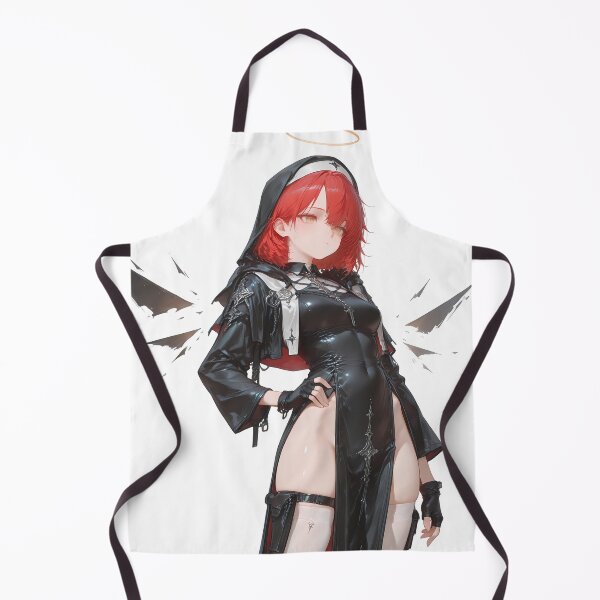 Item preview, Prelude Exusiai Arknights Angel Girl Black Outfit Halo Light designed and sold by Spraykart.