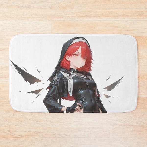 Item preview, Prelude Exusiai Arknights Angel Girl Black Outfit Halo Light designed and sold by Spraykart.