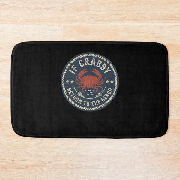 Item preview, IF CRABBY RETURN TO THE BEACH Vintage Crab designed and sold by snowry.