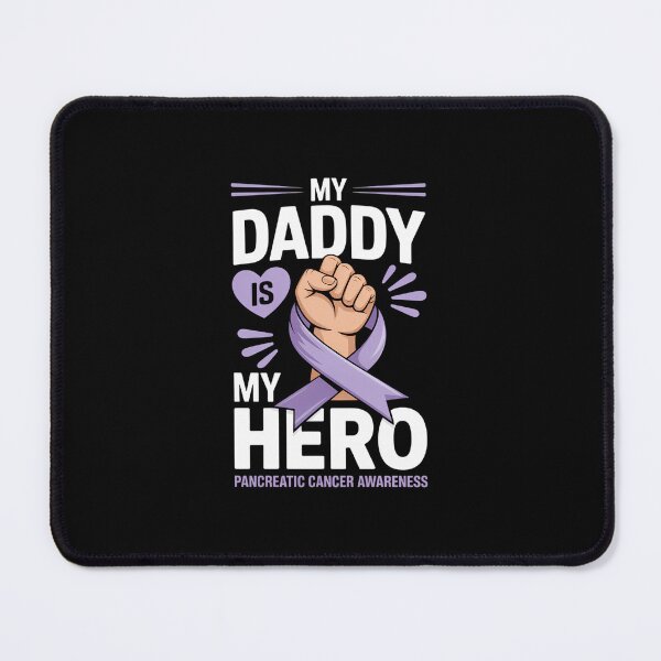 Item preview, My Daddy is my hero Pancreatic Cancer Awareness designed and sold by PunkNation-Arts.