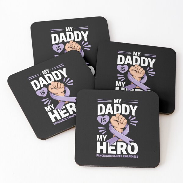 Item preview, My Daddy is my hero Pancreatic Cancer Awareness designed and sold by PunkNation-Arts.