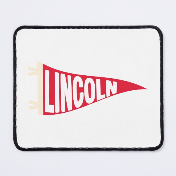 Item preview, Lincoln Nebraska Vintage Retro Town Pennant designed and sold by Sparkledust Creations.