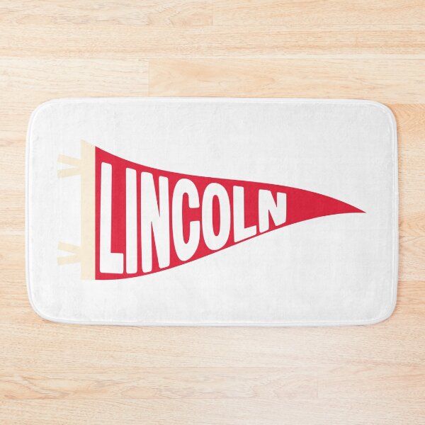 Item preview, Lincoln Nebraska Vintage Retro Town Pennant designed and sold by Sparkledust Creations.