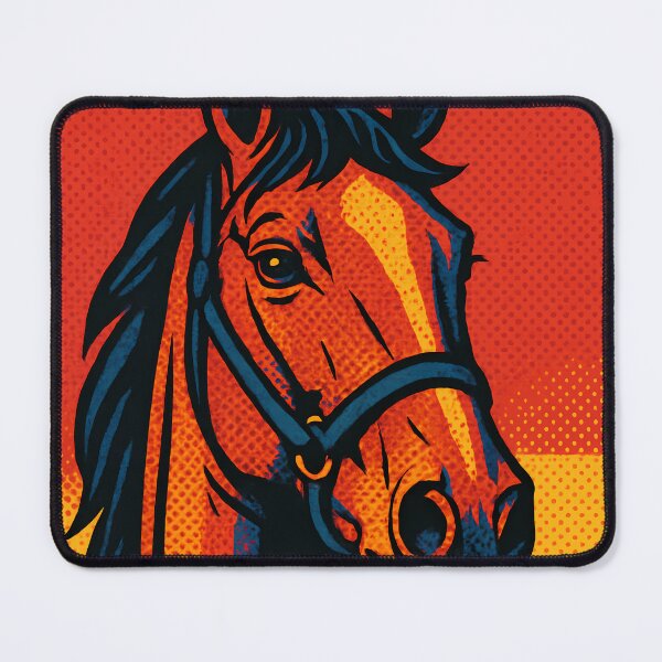 Item preview, Retro Pop Art Horse | Vibrant Equine Illustration | Bold Majestic Farm & Wild Animal Aesthetic Design designed and sold by PaintedPixels01.