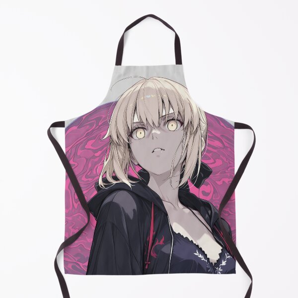 Item preview, Saber Alter Fate Stay Night Pink Moon Portrait designed and sold by Spraykart.