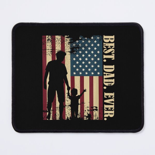 Item preview, best dad ever us american flag father's day men tee designed and sold by CAnastazyshop.