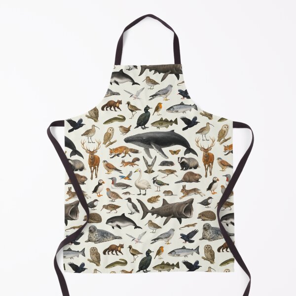 Item preview, Animals of Ireland Retro Style Wildlife Chart designed and sold by kakarikihill.