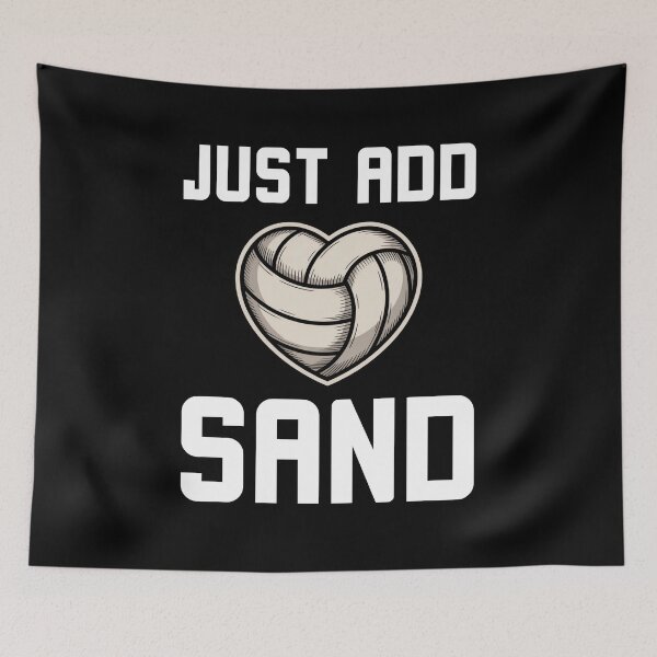 Item preview, Just Add Sand Volleyball Heart Beach Player designed and sold by snowry.