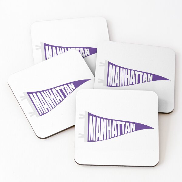 Item preview, Manhattan Kansas Retro Town Pennant designed and sold by Sparkledust Creations.
