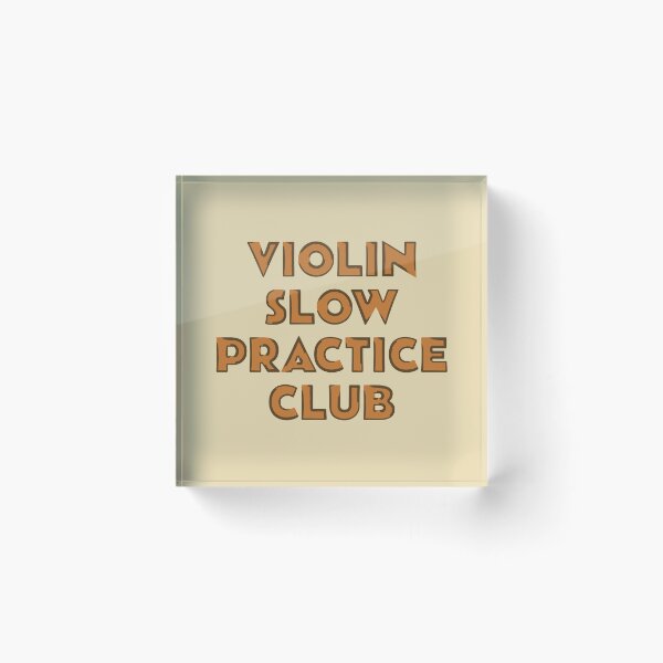 Item preview, VIOLIN SLOW PRACTICE CLUB designed and sold by MOCOPOCO.