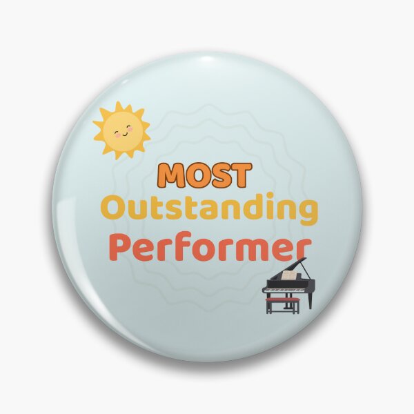 Item preview, Most Outstanding Performer for Piano Students - Piano Recital, Music Student Award, Teacher End of Year Gift designed and sold by ACube Piano Studio.