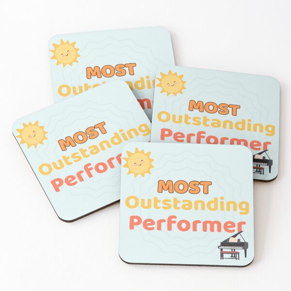 Item preview, Most Outstanding Performer for Piano Students - Piano Recital, Music Student Award, Teacher End of Year Gift designed and sold by ACube Piano Studio.